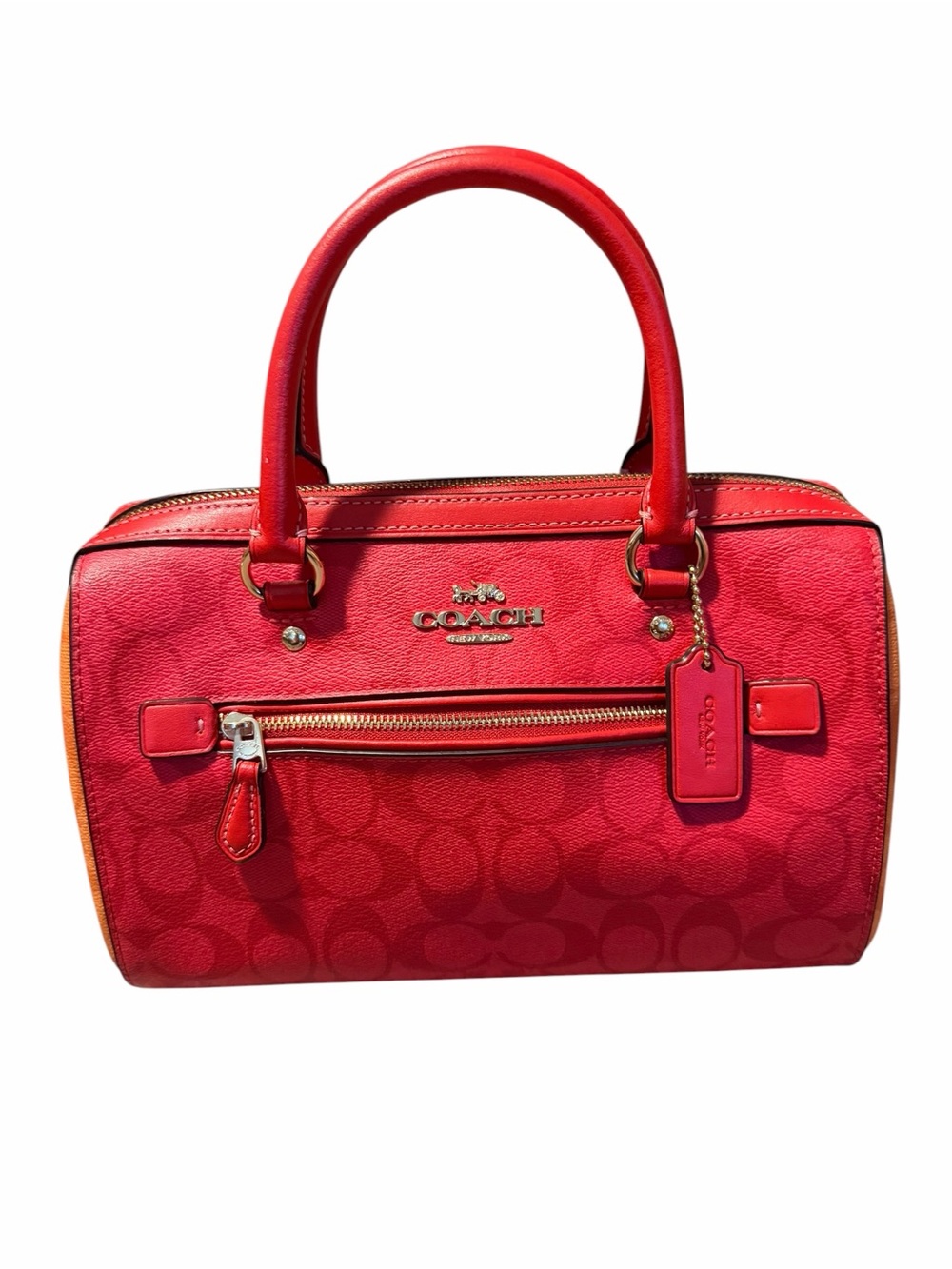 Coach Rowan Satchel In Colorblock - Picture 2 of 10
